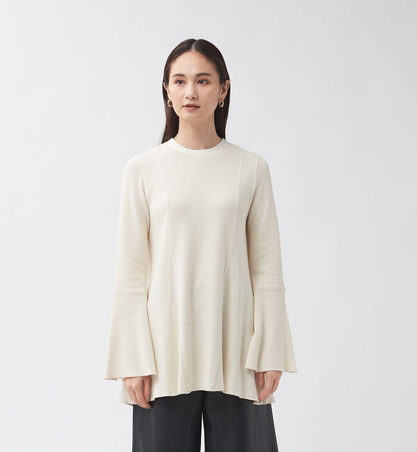 qualite「ピササーマルフレアカットソー」|Tシャツ・カットソー|