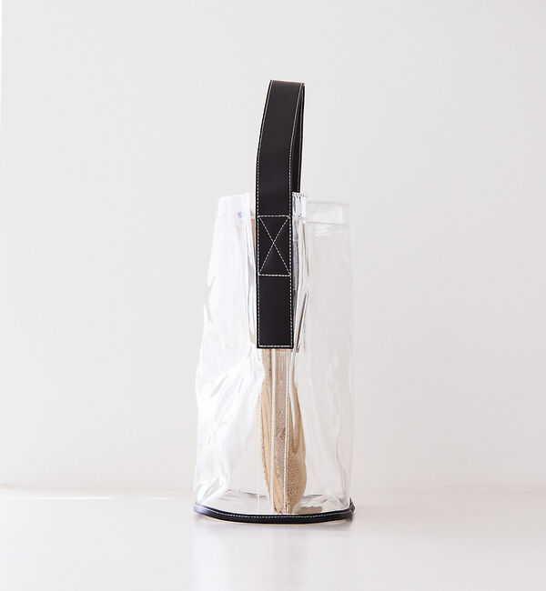 qualite「PVCトート(ジュートポーチ付き)/A4トートバッグ」|トートバッグ|