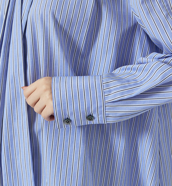 qualite「ファインブロードボウタイシャツ」|シャツ・ブラウス|