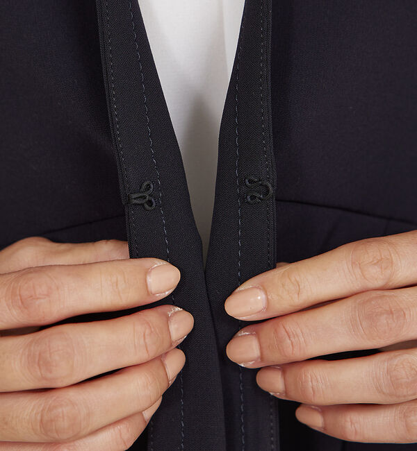 qualite「【セットアップ対応】ペプラムジャケット」|ノーカラージャケット|