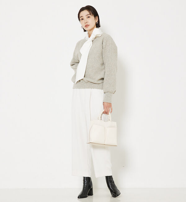 qualite「ラメスライバーニットプルオーバー」|スウェット・ジャージ|