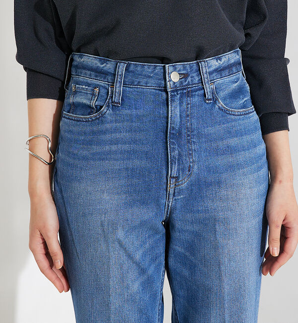 qualite「【Healthy DENIM】Lotusフレアデニムパンツ」|デニム|