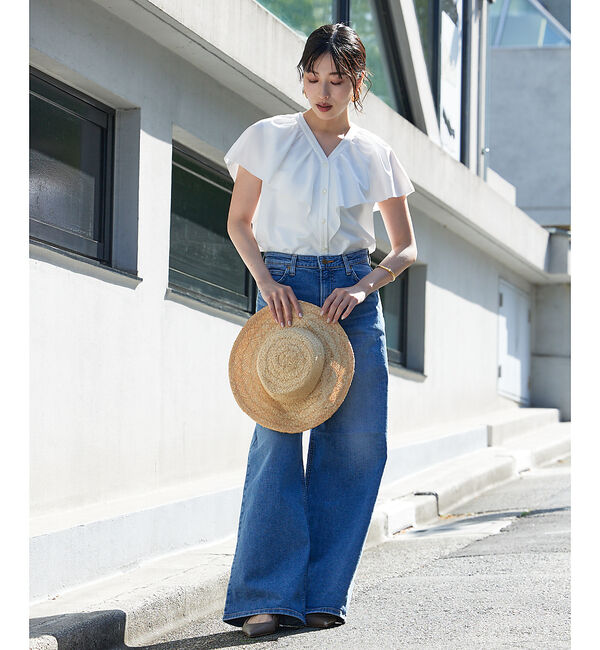 qualite「【Lee】WIDE M.USED/ワイドデニム」|デニム|