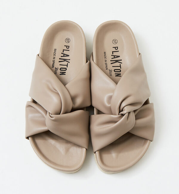 AU BANNISTER「●PLAKTON ツイストベルト フットベッドサンダル」|サンダル|