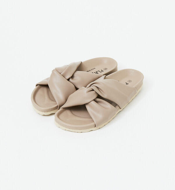 AU BANNISTER「●PLAKTON ツイストベルト フットベッドサンダル」|サンダル|