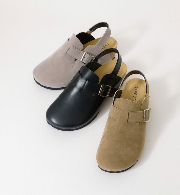 AU BANNISTER「【LAROUTE】厚底 サボサンダル」|その他|