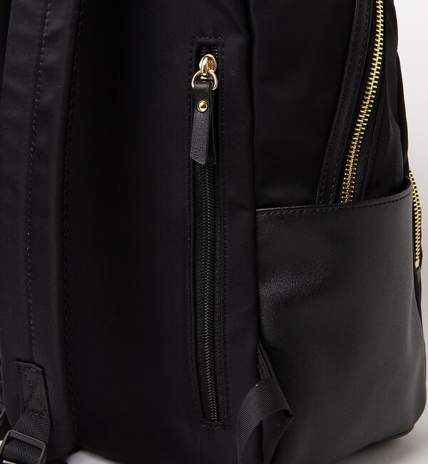 interstaple「レザー切替ナイロンバックパック」|リュック|