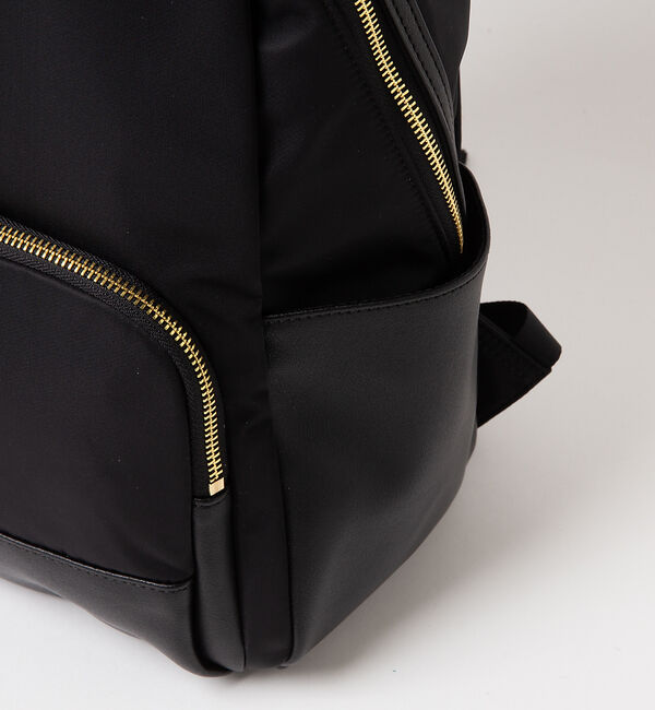 interstaple「レザー切替ナイロンバックパック」|リュック|