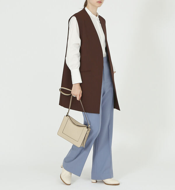 LOWELL things「【LEE掲載】Trench/レザーフラップショルダーBAG」|ショルダー・メッセンジャー|