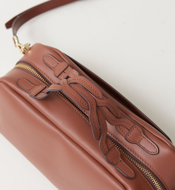 LOWELL things「【GISELe・CLASSY掲載】Rippl/レザー2WayショルダーボストンB」|ショルダー・メッセンジャー|