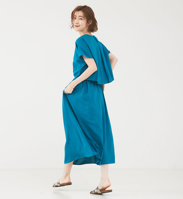 abahouse mavie「レーヨンリネンワンピース」|ワンピース|