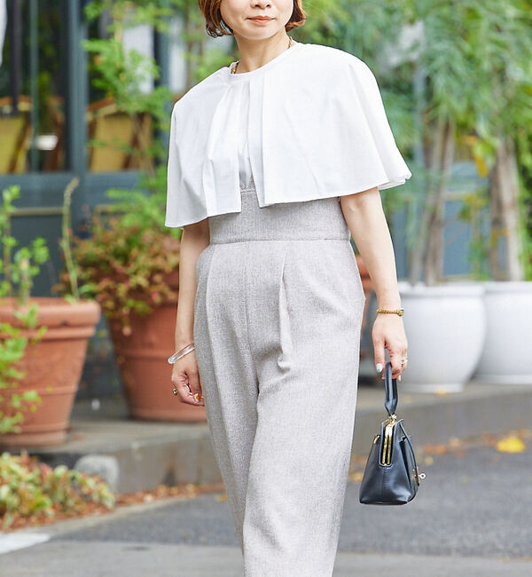 abahouse mavie「シルケットマルチWAYケーププルオーバー」|Tシャツ・カットソー|