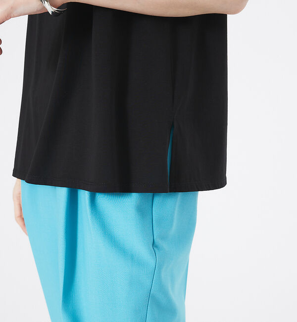 abahouse mavie「シルケットマルチWAYケーププルオーバー」|Tシャツ・カットソー|