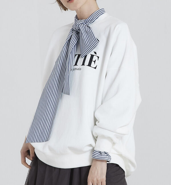 abahouse mavie「ロゴシルキーダンボールプルオーバー」|スウェット・ジャージ|