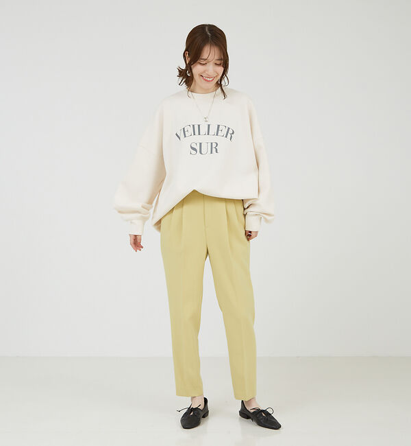 abahouse mavie「ロゴシルキーダンボールプルオーバー」|スウェット・ジャージ|