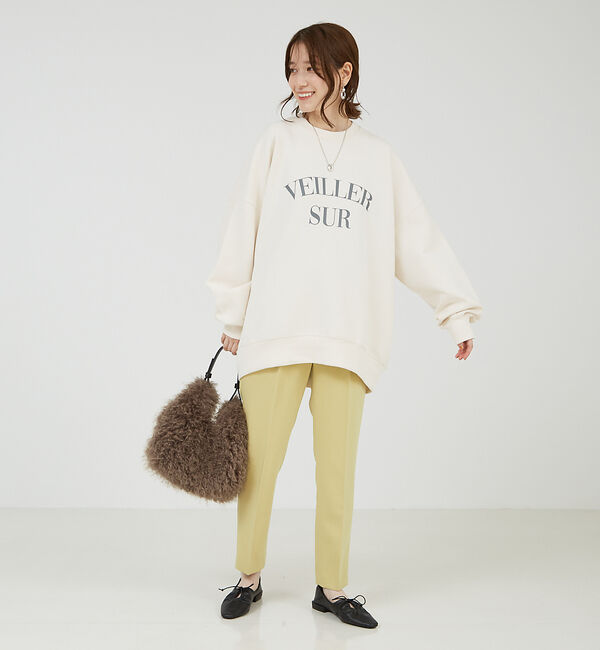 abahouse mavie「ロゴシルキーダンボールプルオーバー」|スウェット・ジャージ|