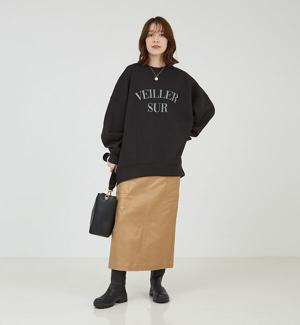 abahouse mavie「ロゴシルキーダンボールプルオーバー」|スウェット・ジャージ|