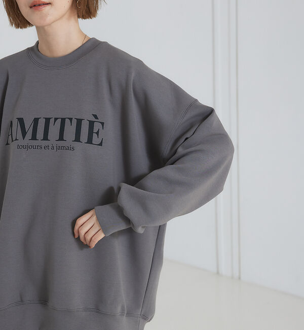 abahouse mavie「ロゴシルキーダンボールプルオーバー」|スウェット・ジャージ|