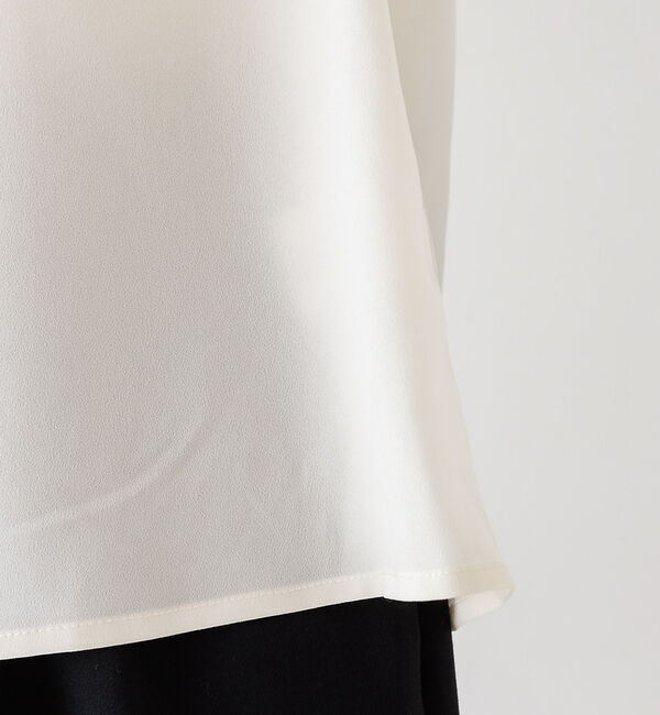 abahouse mavie「ジョーゼットフリルブラウス」|シャツ・ブラウス|