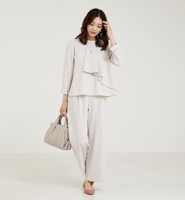 abahouse mavie「【エニデイカセット】タックストレートパンツ」|その他|