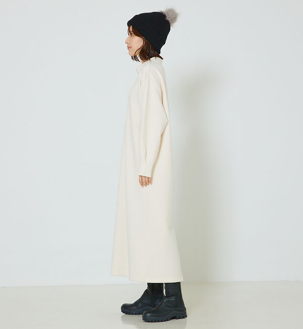 abahouse mavie「【大人のいちまんワンピ】シルキーダンボールワンピ」|ワンピース|