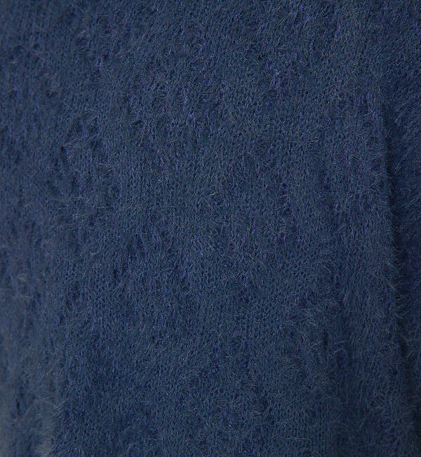 abahouse mavie「シャギーミックスダイヤ柄タートル」|ニット・セーター|