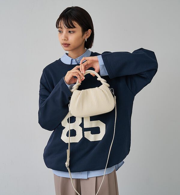 abahouse mavie「ノットプリーツ2WAYバック」|ショルダー・メッセンジャー|