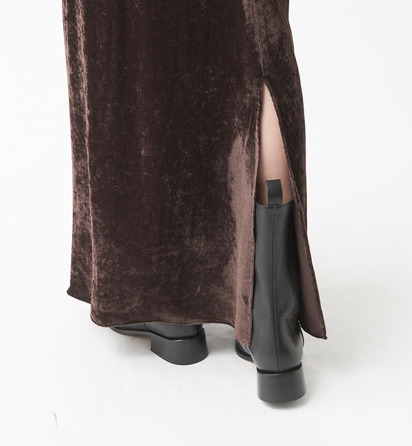 The Store by C' 「【COCUCA】ベルベット マキシスカート」|スカート|