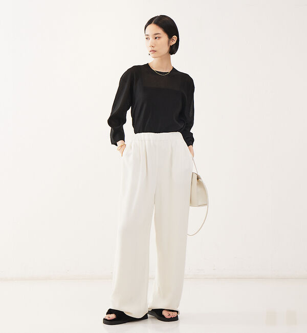 The Store by C' 「【COCUCA】ワイド ギャザーパンツ」|その他|