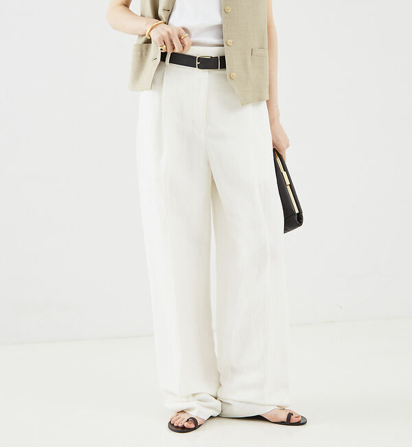 The Store by C' 「【COCUCA】リネンパンツ」|その他|ホワイト