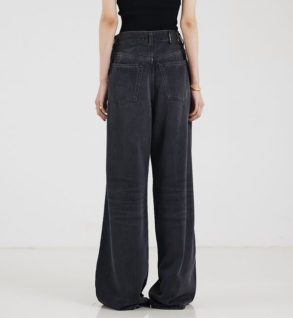 The Store by C' 「【HAIKURE】CANDY BLACK TENCEL ASIANFIT／ブラッ」|デニム|