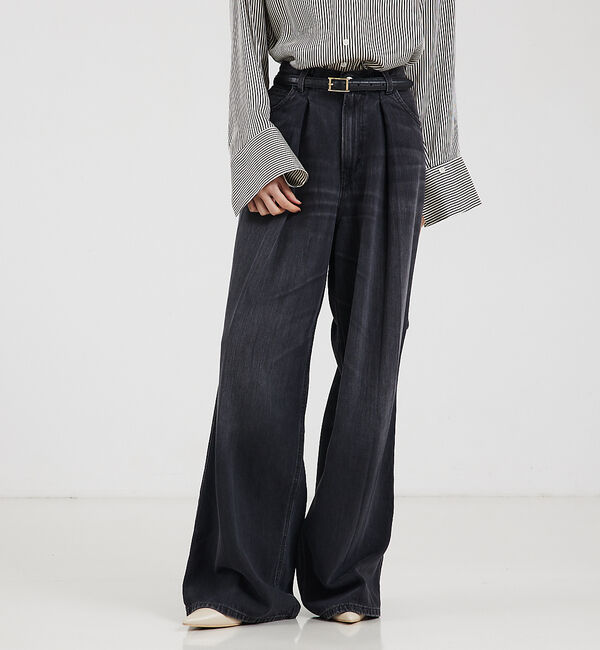 The Store by C' 「【HAIKURE】CANDY BLACK TENCEL ASIANFIT／ブラッ」|デニム|