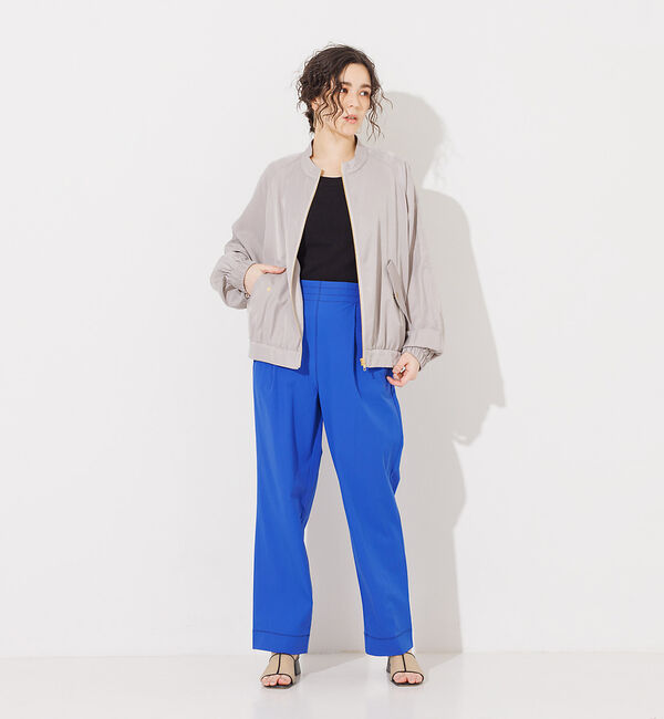 NOMINE「ステッチタックパンツ」|スラックス|