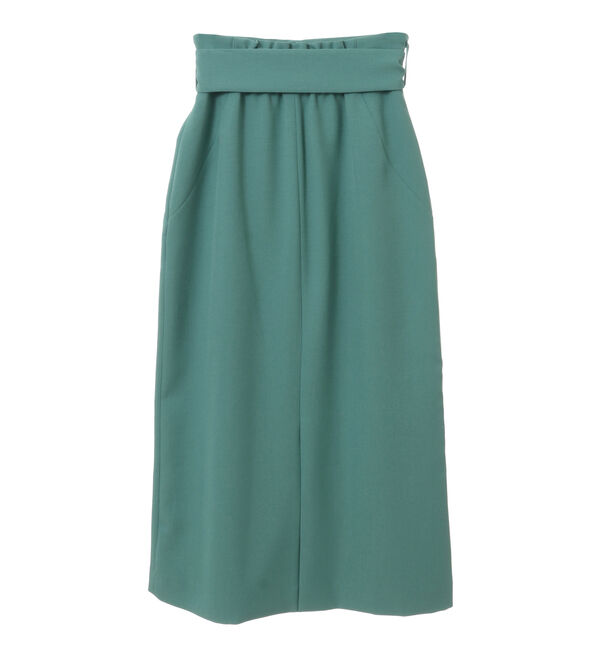 TIARA「麻調ハイウエストタイトスカート」|スカート|