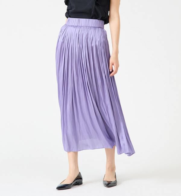 TIARA「ギャザースカート」|スカート|パープル