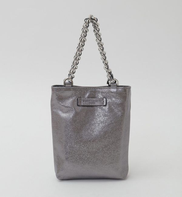 TIARA「【Gianni Chiarini/ジャンニキャリーニ】CAMILLA」|トートバッグ|シルバー