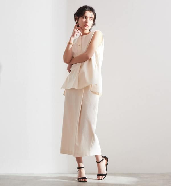 Liesse「タックゆるスカート（セットアップ対応可）」|スカート|