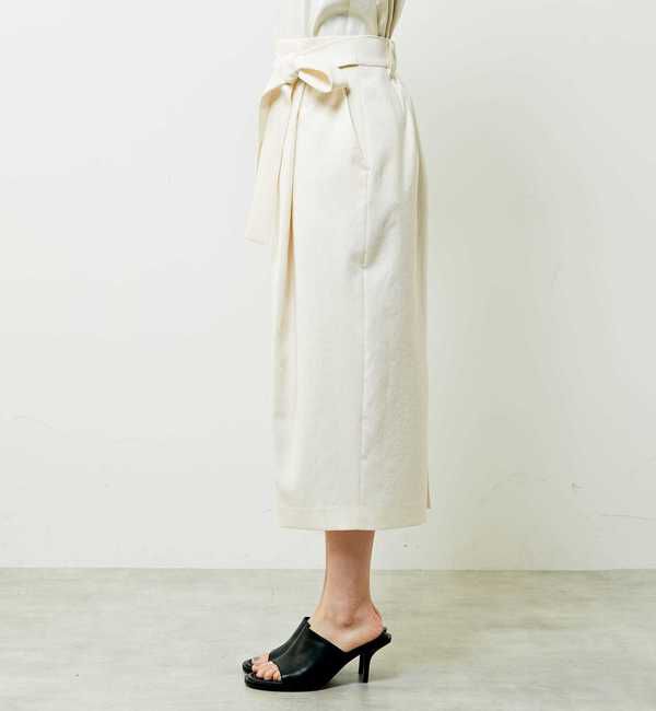Liesse「タックゆるスカート（セットアップ対応可）」|スカート|
