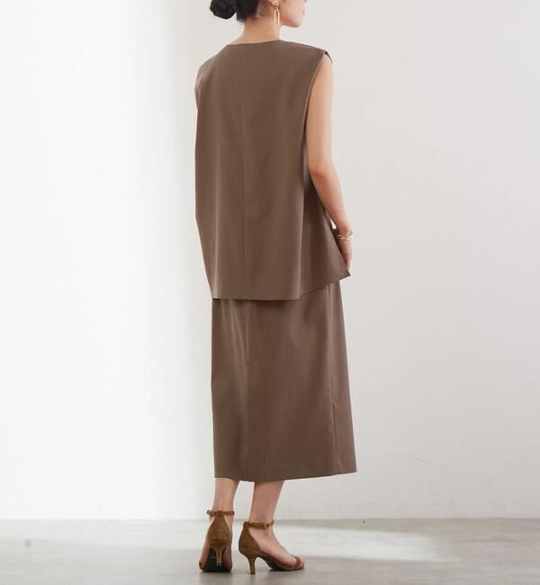 Liesse「タックゆるスカート（セットアップ対応可）」|スカート|