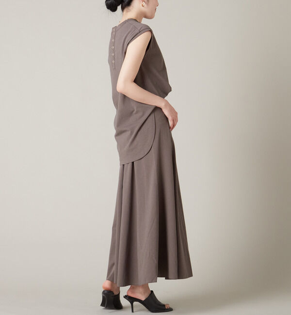 Liesse「カットソーフレアスカート（セットアップ対応）」|スカート|