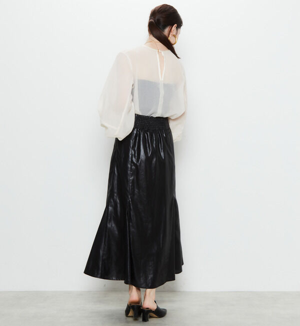 Soffitto「メタルツイストマーメイドスカート」|スカート|