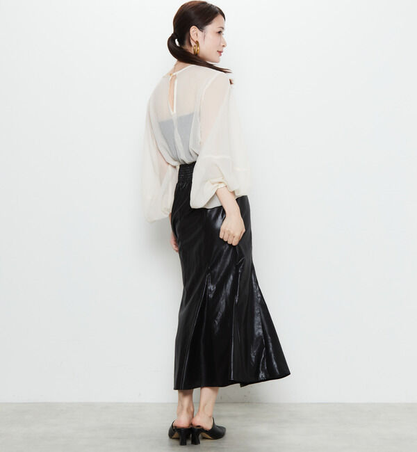 Soffitto「メタルツイストマーメイドスカート」|スカート|