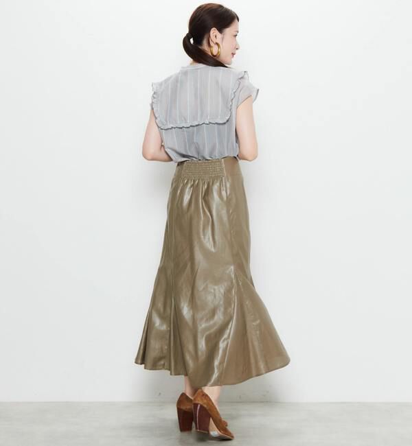 Soffitto「メタルツイストマーメイドスカート」|スカート|