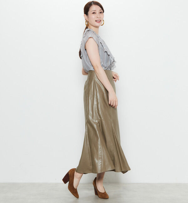 Soffitto「メタルツイストマーメイドスカート」|スカート|