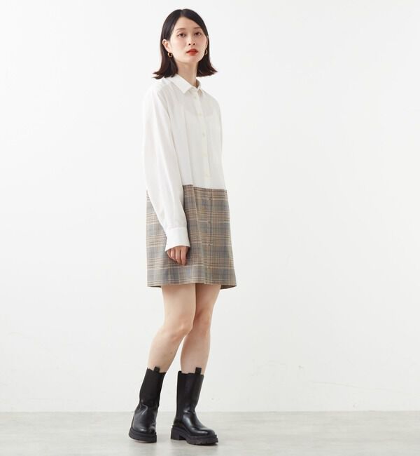 Soffitto「ドッキングデザインワンピース」|ワンピース|その他