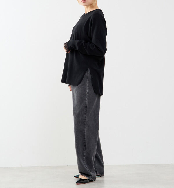 A_「【A_/エース】バックツイストデザインクルーネックカットソー」|Tシャツ・カットソー|