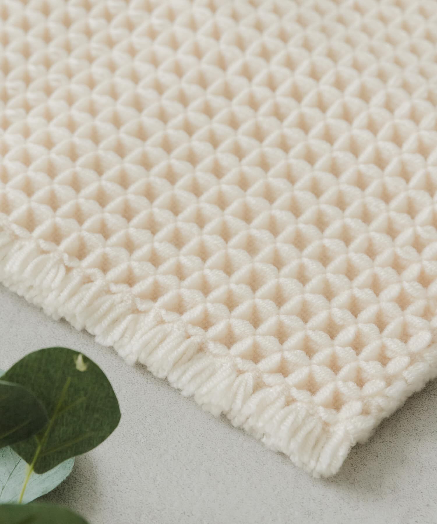 URBAN RESEARCH DOORS「『洗濯可』calmland　瞬乾ワッフルバスマット」|クッション・クッションカバー|