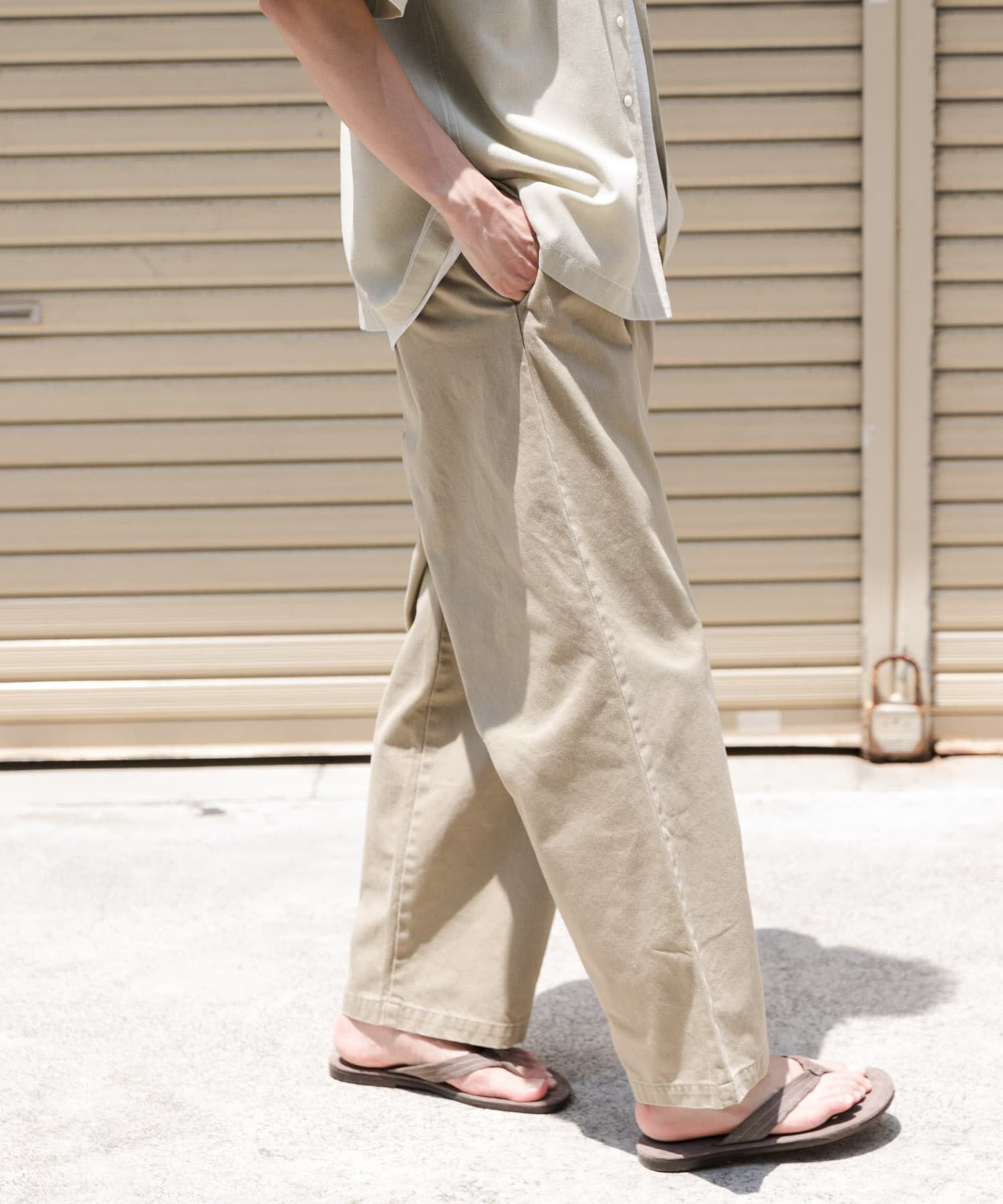 URBAN RESEARCH DOORS「FORK&SPOON　フレンチドリルピグメントチノパンツ」|その他|