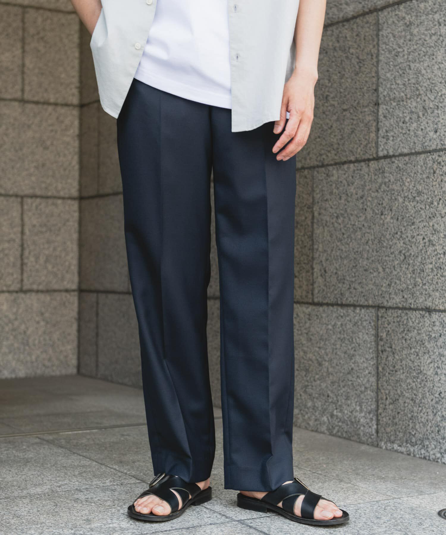 URBAN RESEARCH DOORS「『接触冷感/防ｼﾜ/UVｶｯﾄ/ﾏｼﾝｳｫｯｼｬﾌﾞﾙ』ﾄﾞﾗｲｷﾞｬﾊ  」|その他|ネイビー