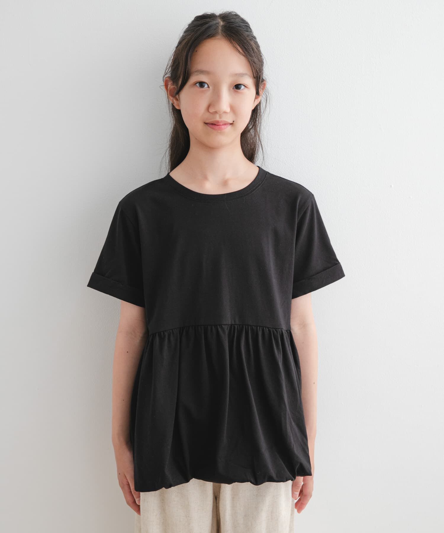 URBAN RESEARCH DOORS「『親子リンク』『WEB/一部店舗限定サイズ』ペプラムバルーンTシャツ(KIDS)」|その他|
